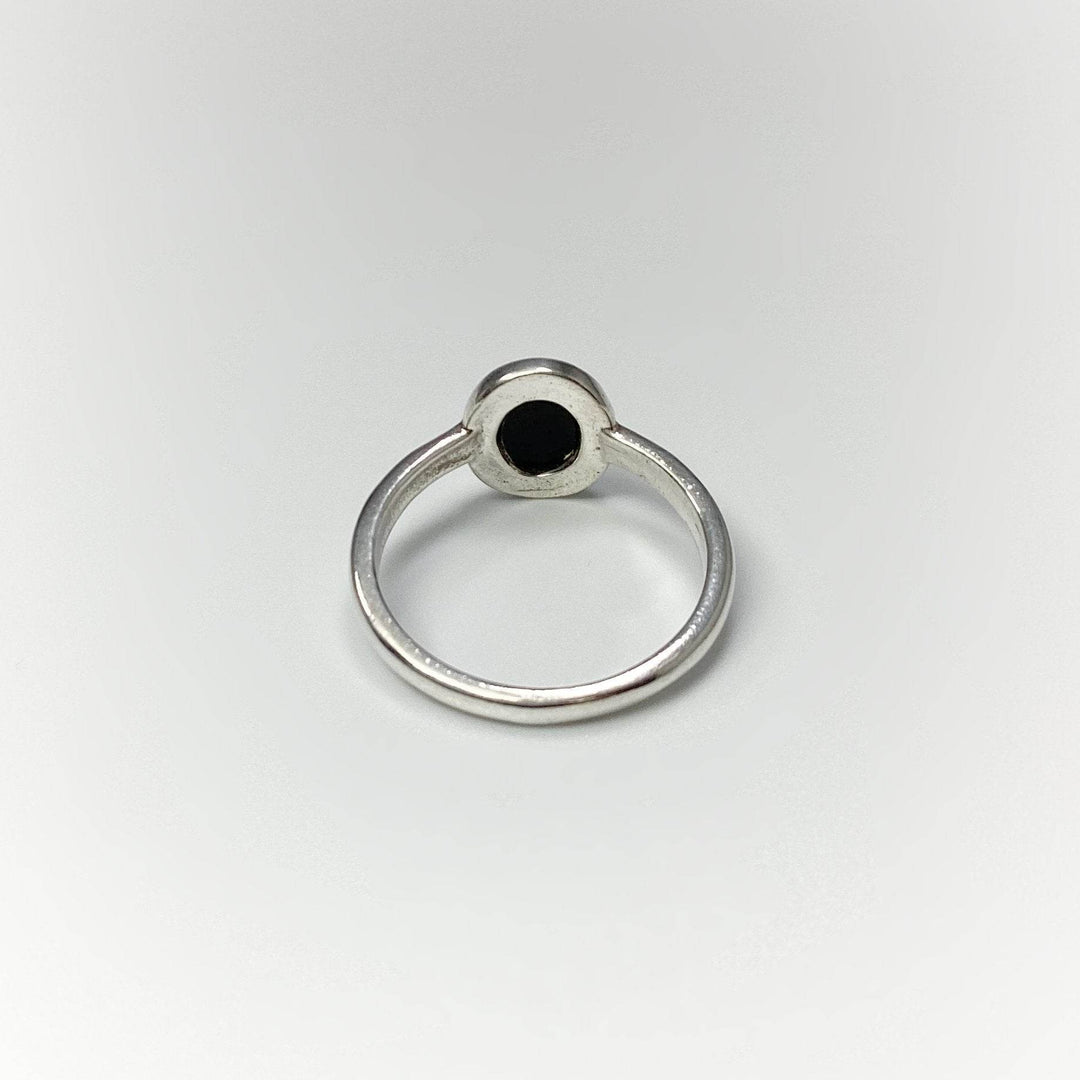 Green Amber Ring-Rocks and Gems Canada