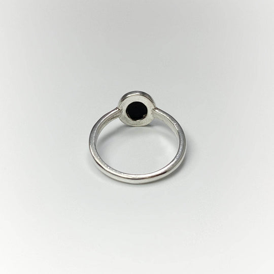 Green Amber Ring-Rocks and Gems Canada