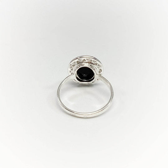 Green Amber Ring-Rocks and Gems Canada