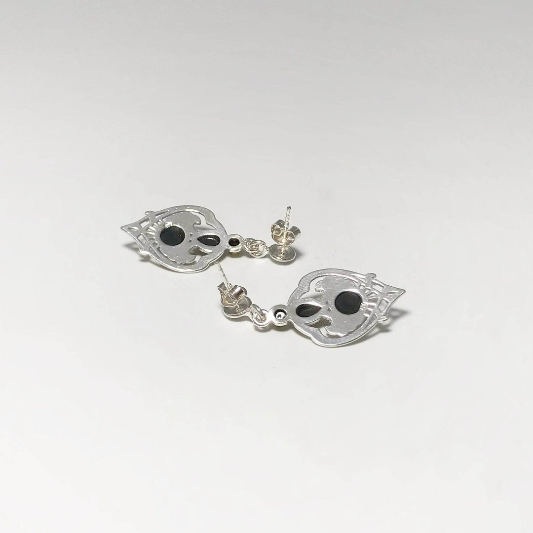 Green Amber Stud Earrings-Rocks and Gems Canada