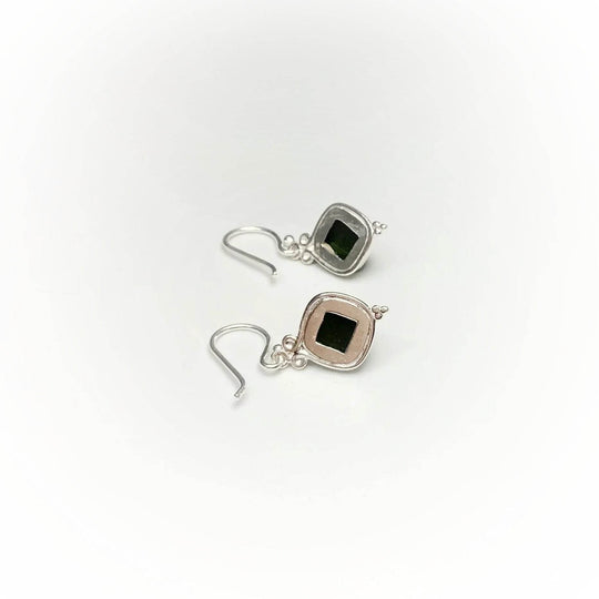 Green Aventurine Dangle Earrings-Rocks and Gems Canada
