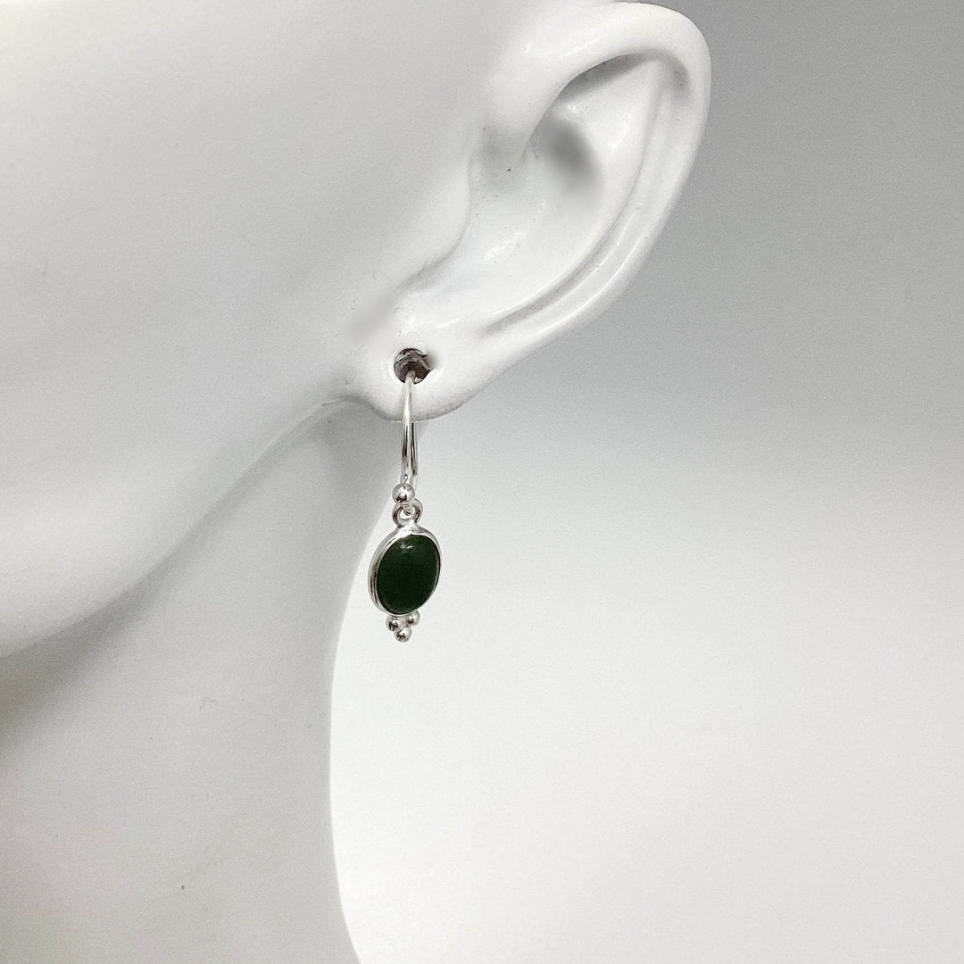 Green Aventurine Dangle Earrings-Rocks and Gems Canada