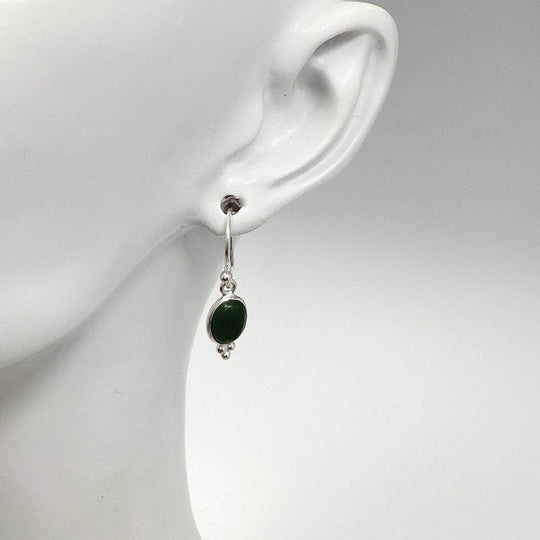 Green Aventurine Dangle Earrings-Rocks and Gems Canada
