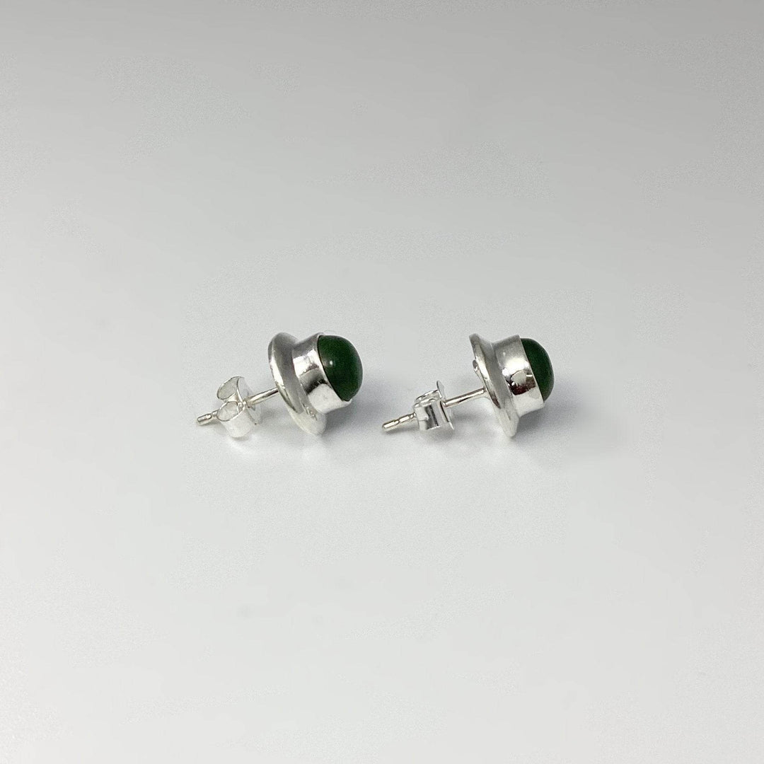 Green Aventurine Stud Earrings-Rocks and Gems Canada