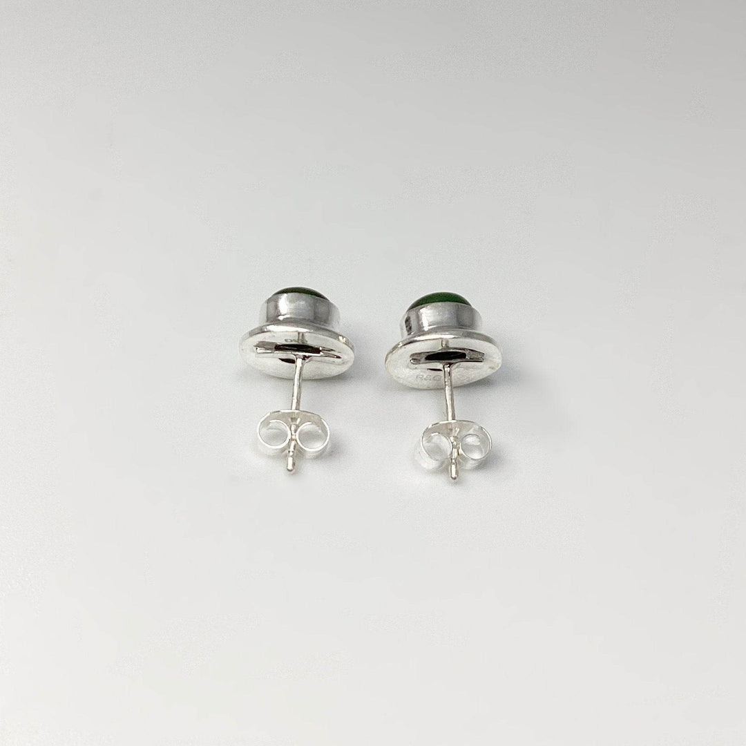 Green Aventurine Stud Earrings-Rocks and Gems Canada
