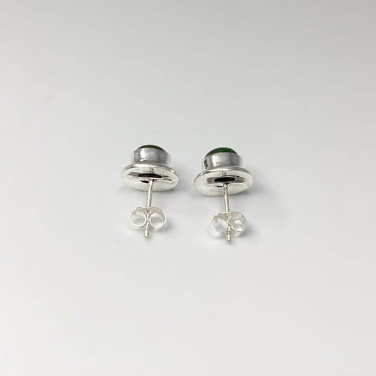 Green Aventurine Stud Earrings-Rocks and Gems Canada