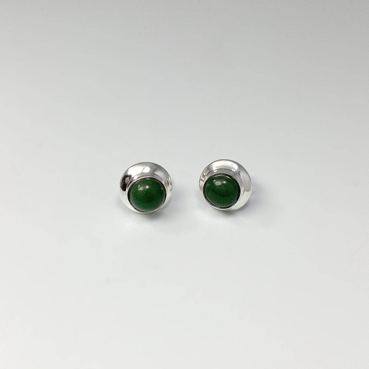 Green Aventurine Stud Earrings-Rocks and Gems Canada