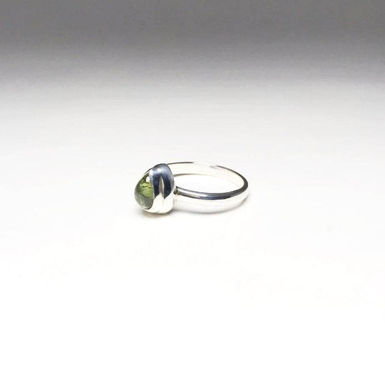 Green Tourmaline Ring-Rocks and Gems Canada