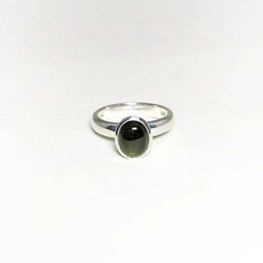 Green Tourmaline Ring-Rocks and Gems Canada