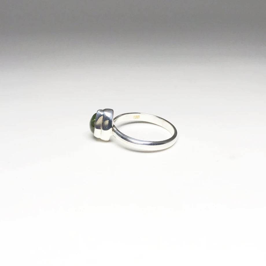 Green Tourmaline Ring-Rocks and Gems Canada