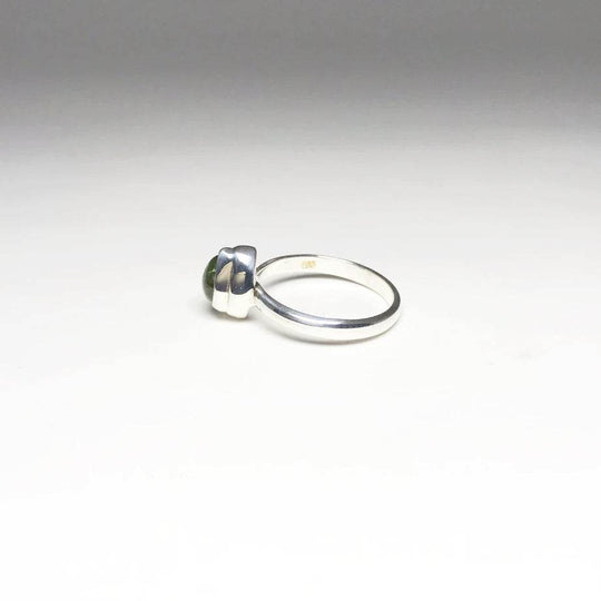 Green Tourmaline Ring-Rocks and Gems Canada
