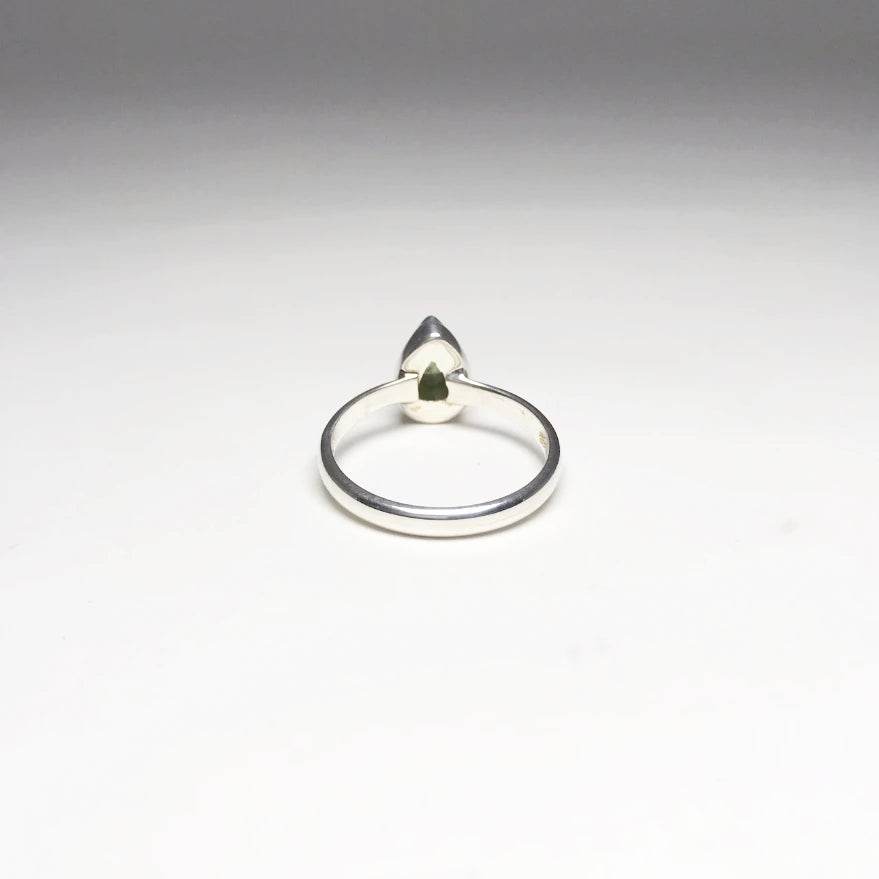 Green Tourmaline Ring-Rocks and Gems Canada