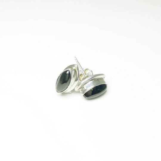 Green Tourmaline Stud Earrings-Rocks and Gems Canada