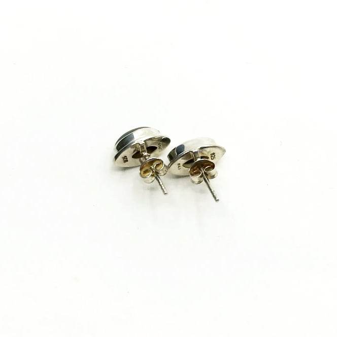 Green Tourmaline Stud Earrings-Rocks and Gems Canada
