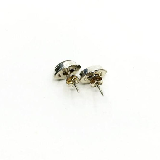 Green Tourmaline Stud Earrings-Rocks and Gems Canada
