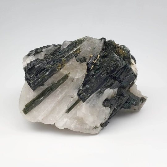 Green Tourmaline in Matrix-Rocks and Gems Canada