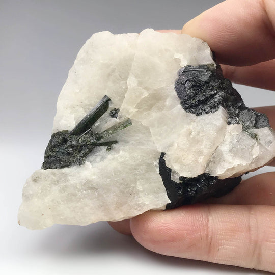Green Tourmaline in Matrix-Rocks and Gems Canada