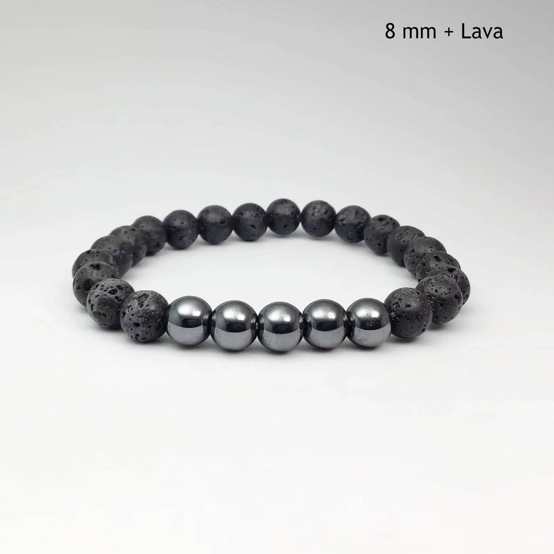 Hematite Beaded Bracelet-Rocks and Gems Canada