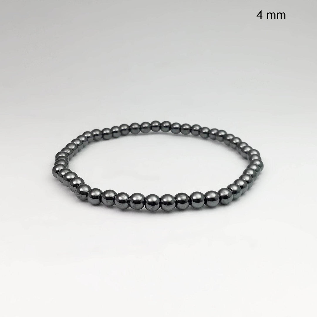 Hematite Beaded Bracelet-Rocks and Gems Canada