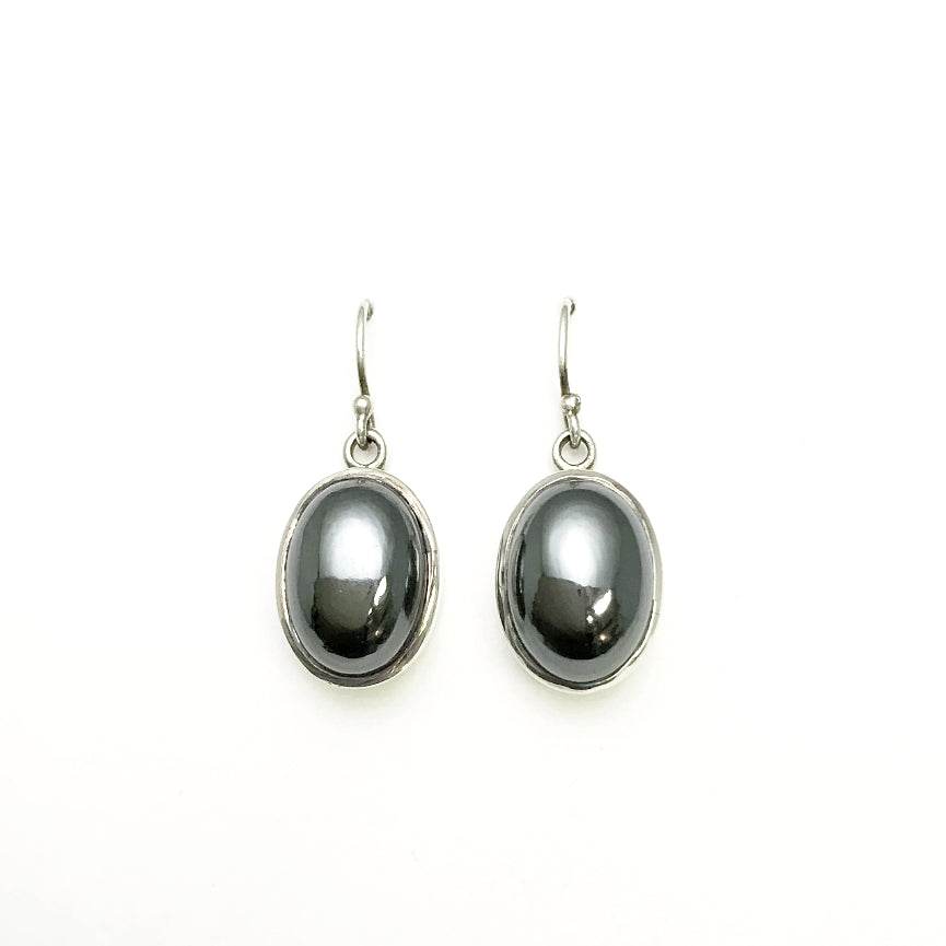 Hematite Dangle Earrings-Rocks and Gems Canada