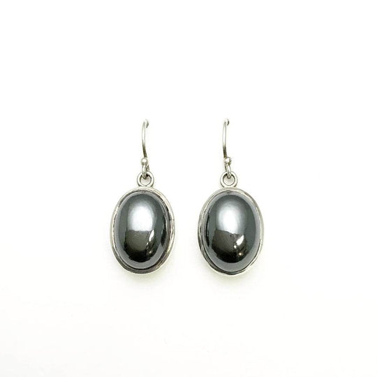 Hematite Dangle Earrings-Rocks and Gems Canada