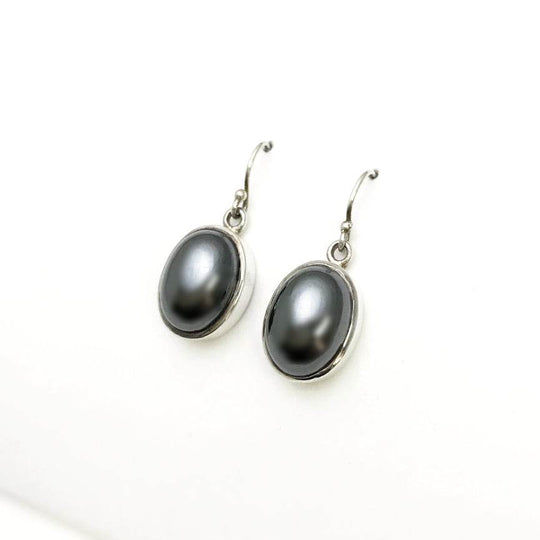 Hematite Dangle Earrings-Rocks and Gems Canada