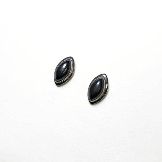 Hematite Stud Earrings-Rocks and Gems Canada