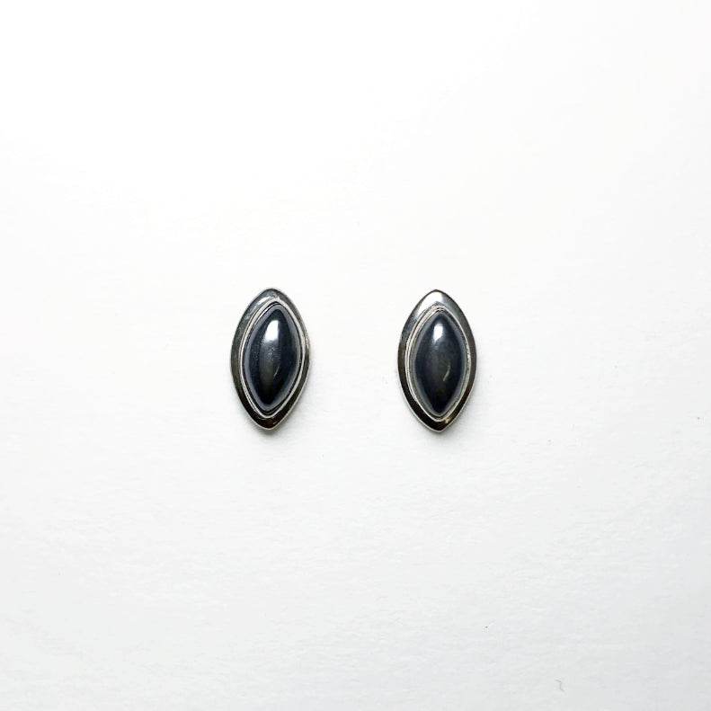 Hematite Stud Earrings-Rocks and Gems Canada