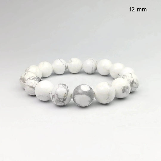 Howlite Beaded Bracelet-Rocks and Gems Canada