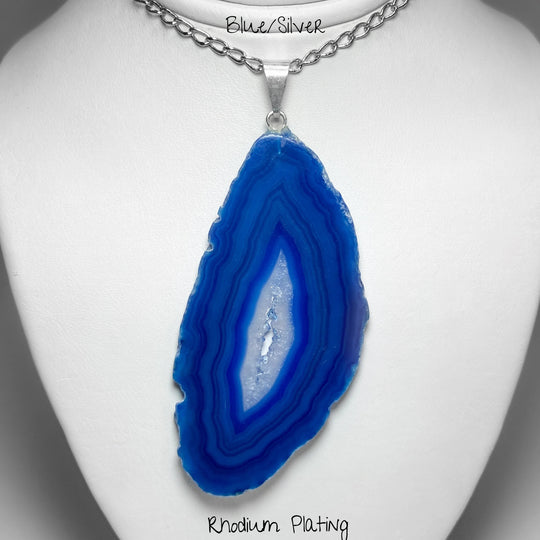 Agate Slice Necklace - Rocks and Gems Canada