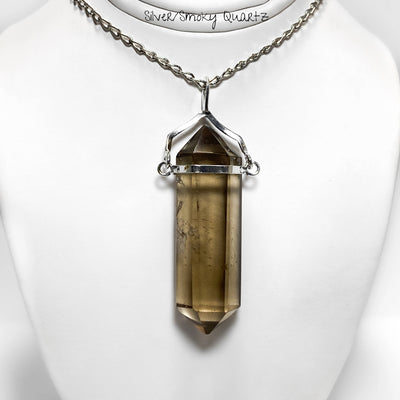 Crystal Point Swivel Necklace