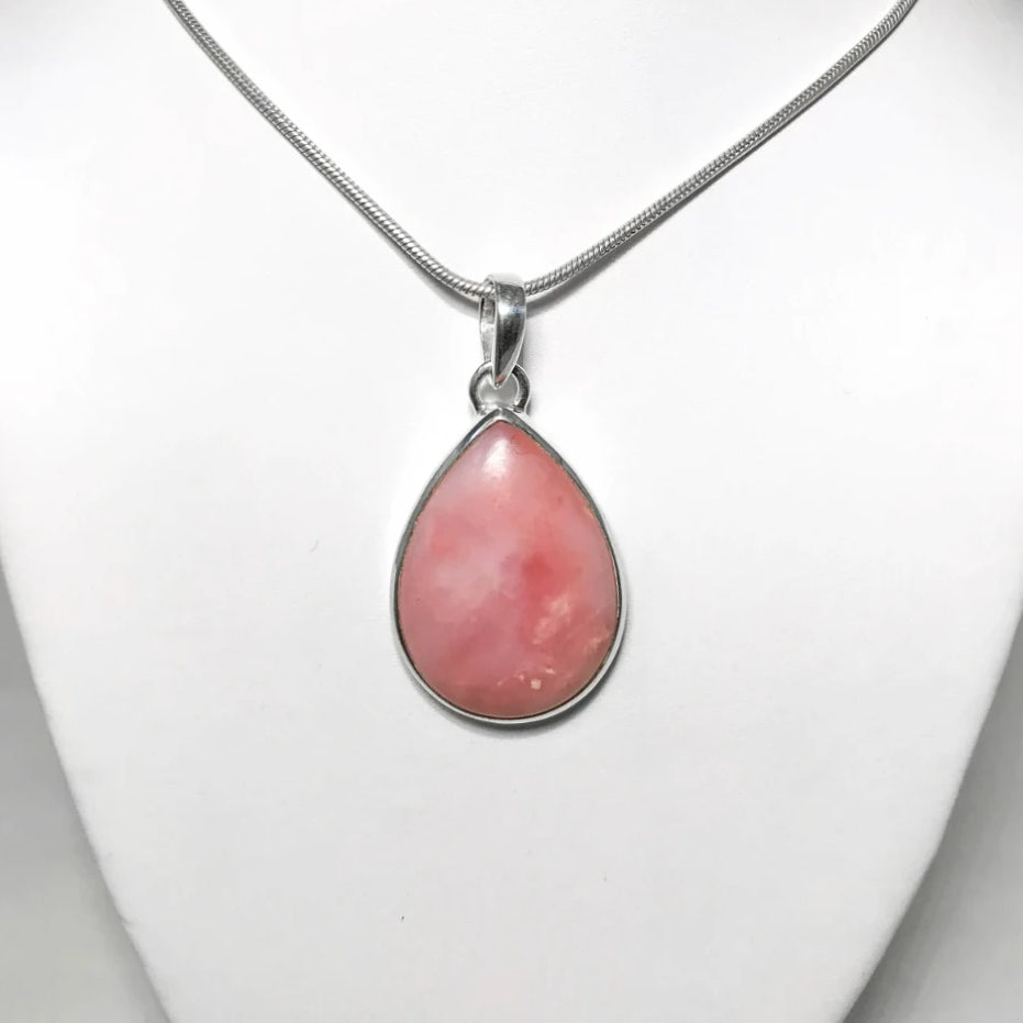 Pink Peruvian Opal Pendant - Rocks and Gems Canada