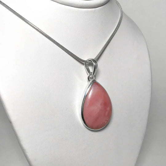 Pink Peruvian Opal Pendant - Rocks and Gems Canada
