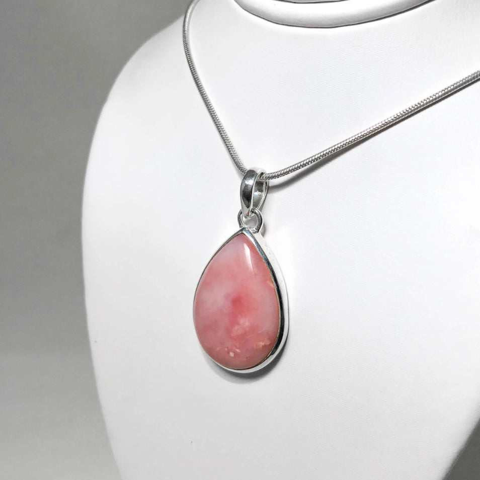 Pink Peruvian Opal Pendant - Rocks and Gems Canada