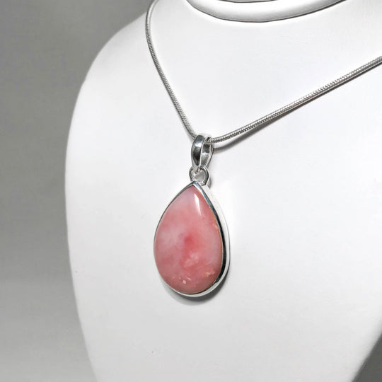 Pink Peruvian Opal Pendant - Rocks and Gems Canada