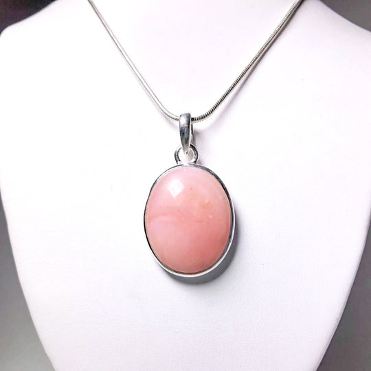 Pink Peruvian Opal Pendant - Rocks and Gems Canada