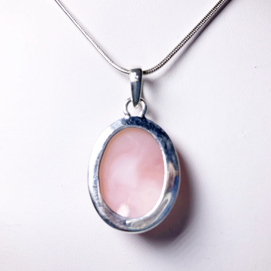 Pink Peruvian Opal Pendant - Rocks and Gems Canada