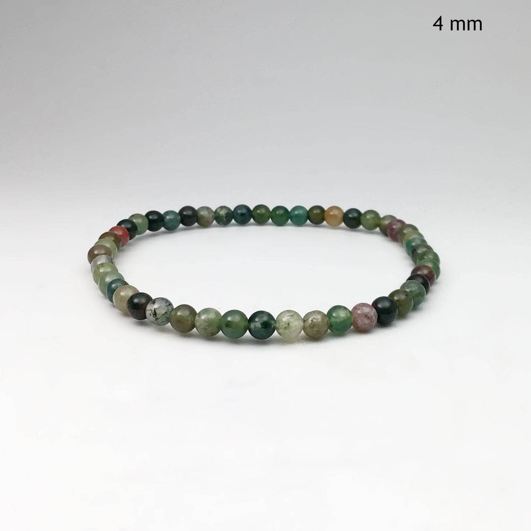 Indian Agate Beaded Bracelet-Rocks and Gems Canada