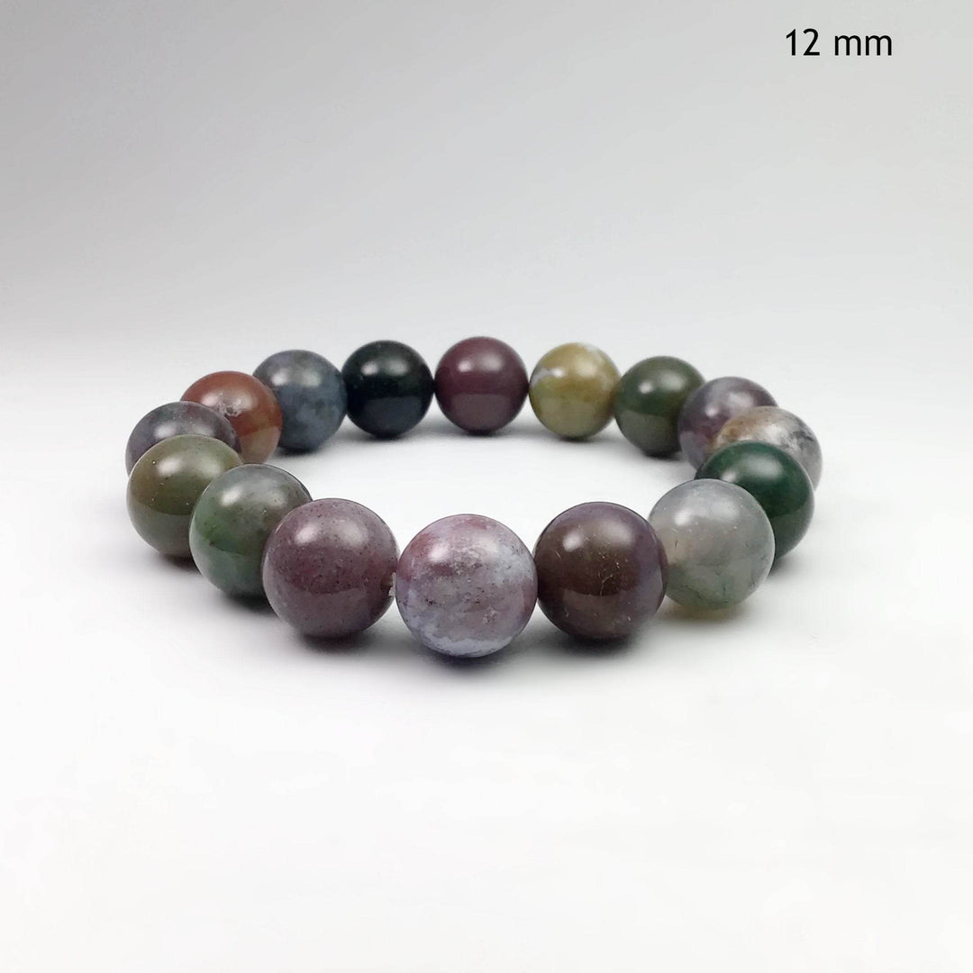 Indian Agate Beaded Bracelet-Rocks and Gems Canada