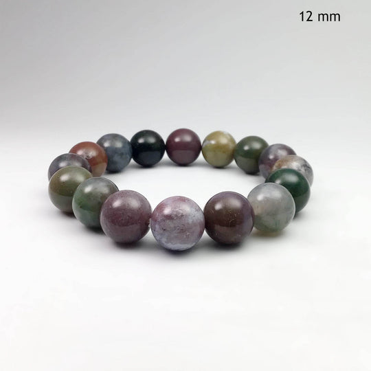 Indian Agate Beaded Bracelet-Rocks and Gems Canada