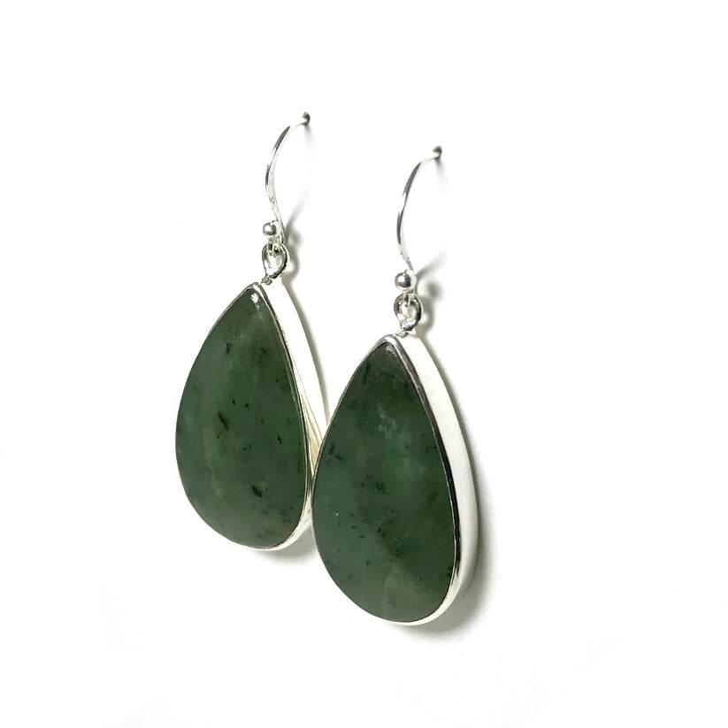 Jade Dangle Earrings-Rocks and Gems Canada
