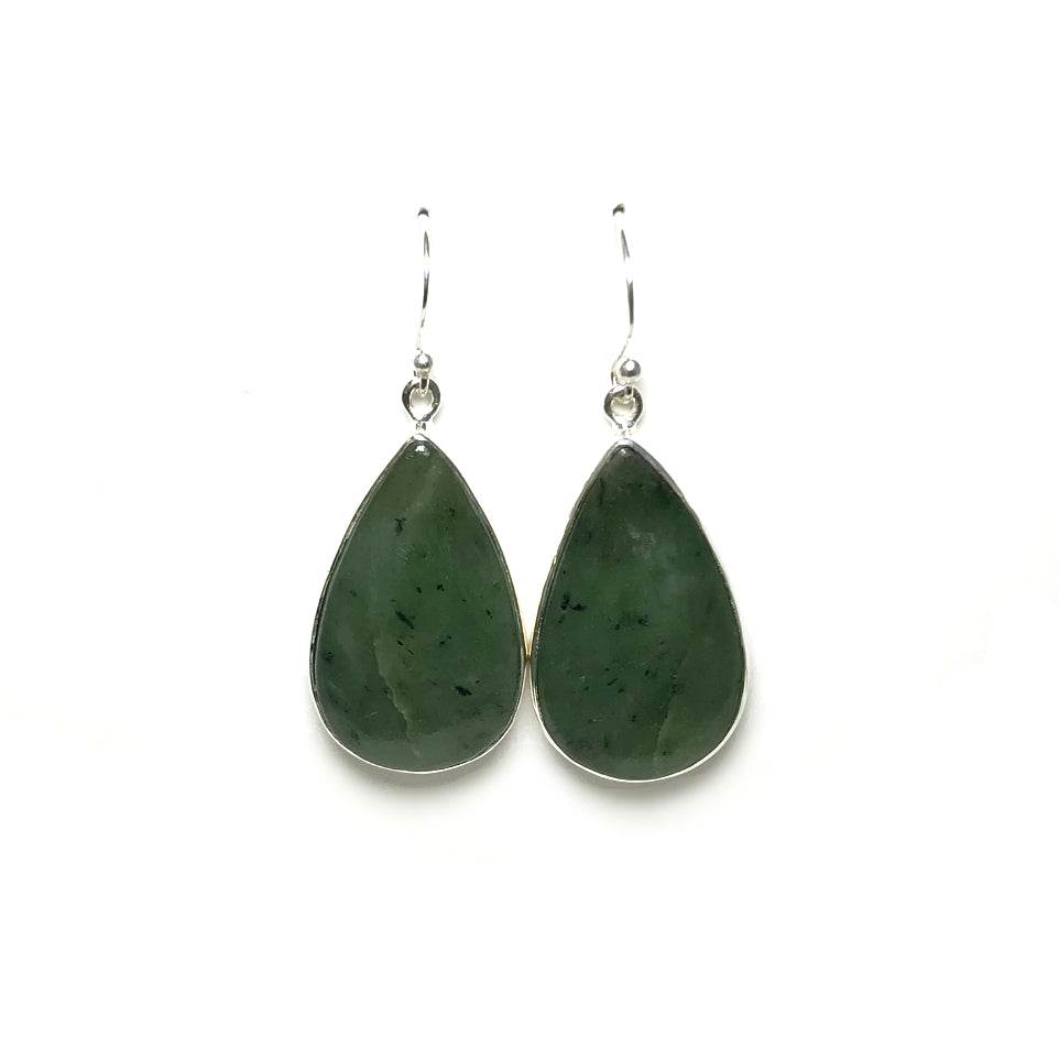 Jade Dangle Earrings-Rocks and Gems Canada