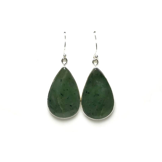 Jade Dangle Earrings-Rocks and Gems Canada