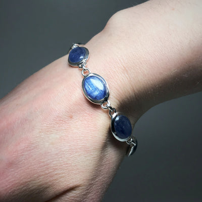 Kyanite Sterling Silver Bracelet