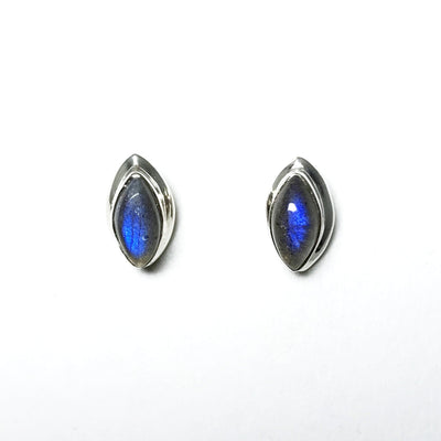 Labradorite Stud Earrings