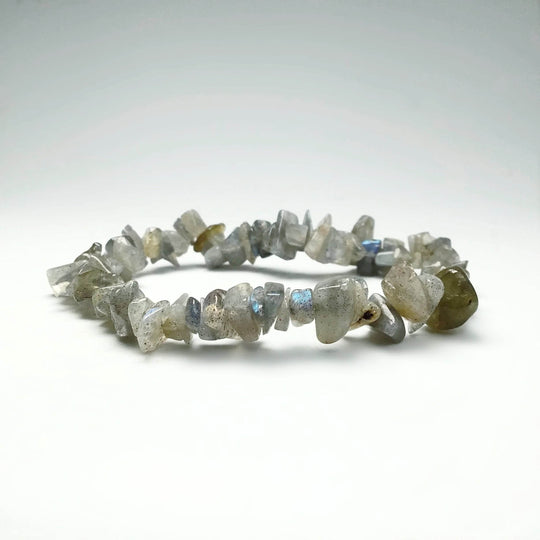 Labradorite Chip Beaded Bracelet-Rocks and Gems Canada