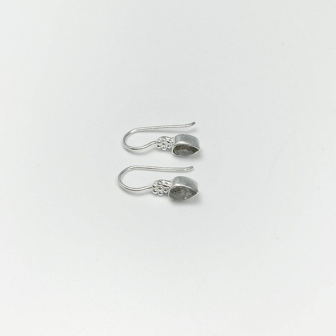 Labradorite Dangle Earrings-Rocks and Gems Canada