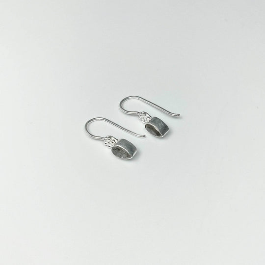 Labradorite Dangle Earrings-Rocks and Gems Canada