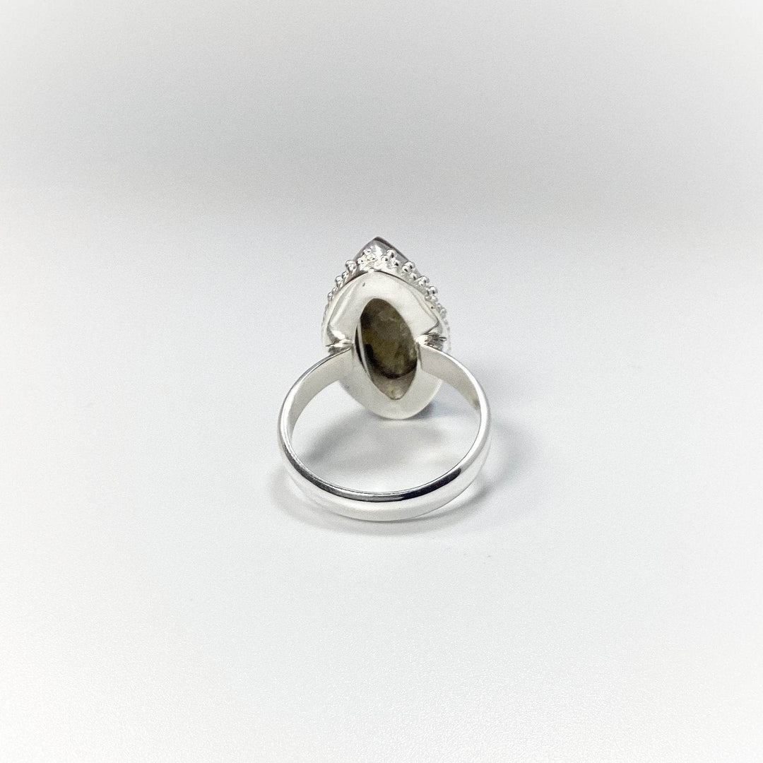 Labradorite Marquise Cut Ring-Rocks and Gems Canada