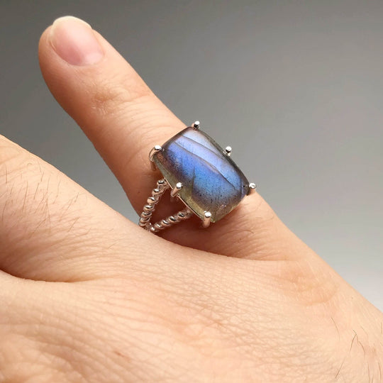 Labradorite Ring-Rocks and Gems Canada